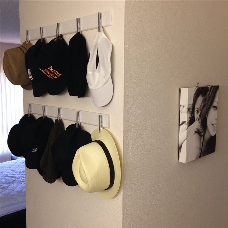 Шляпки, кепки и панамки. Организовываем хранение головных уборов.
